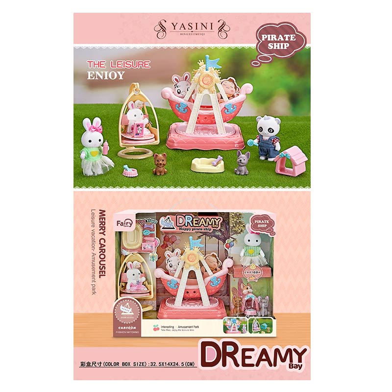 

Игровой набор с флоксовыми животными качели на детской площадке, в кор. 32,5*14*24,5см 6654
