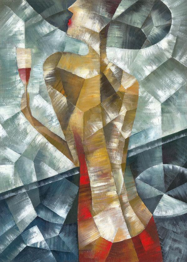 

Картина Арт-Холст Дама №4624 (80x110см)