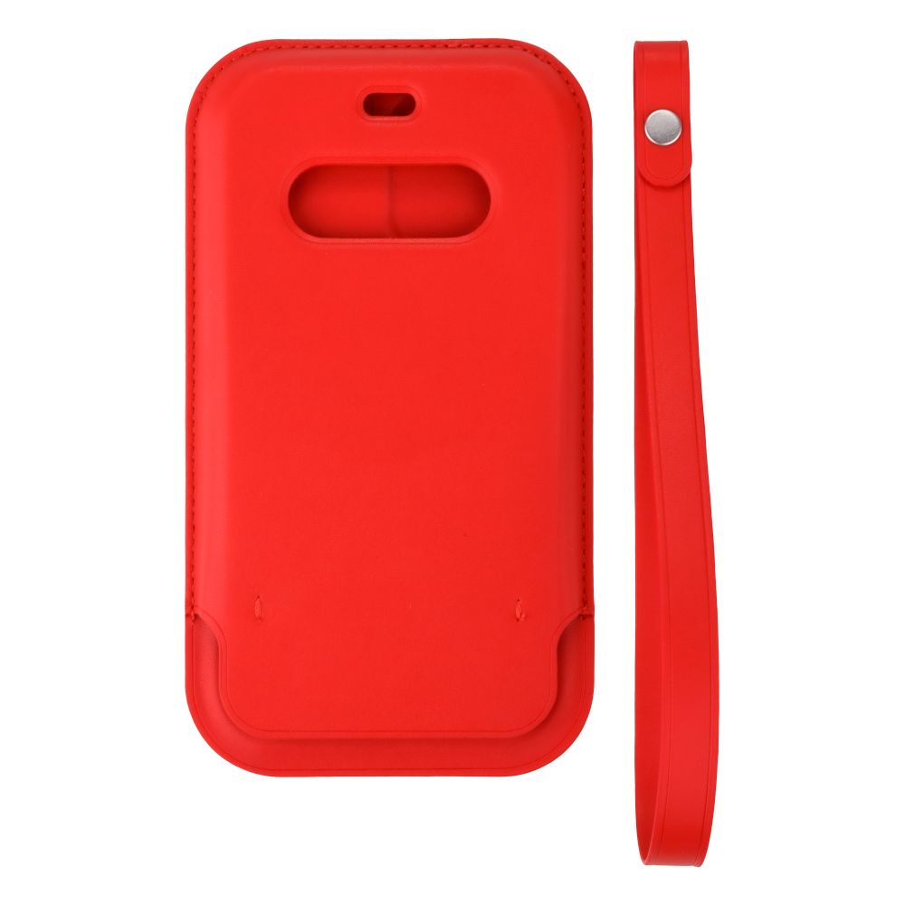 

Чехол Space MagSafe Leather Sleeve Case Full Size для Apple iPhone 12 Pro Max Red