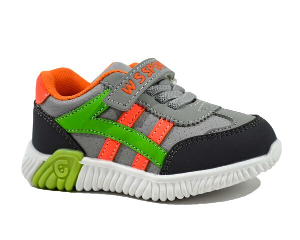 

Кросівки WeeSTEP арт.3021-GR, gray-orange, сірий, 23р