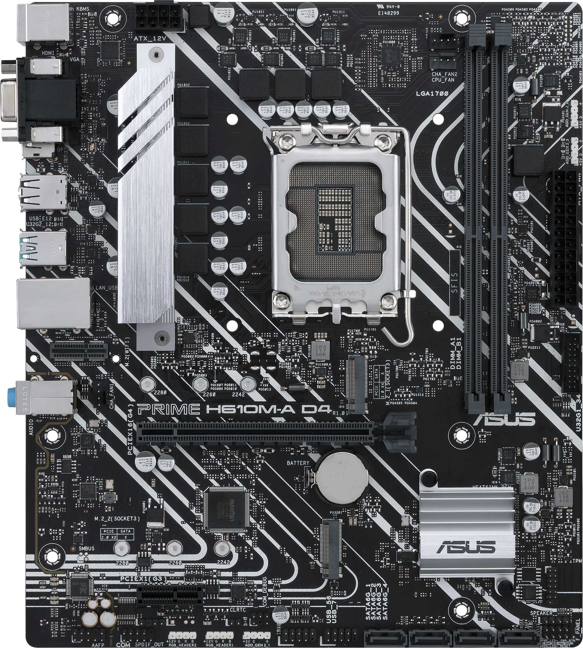 

Материнская плата Asus PRIME H610M-A D4 (s1700, Intel H610, PCI-Ex16)