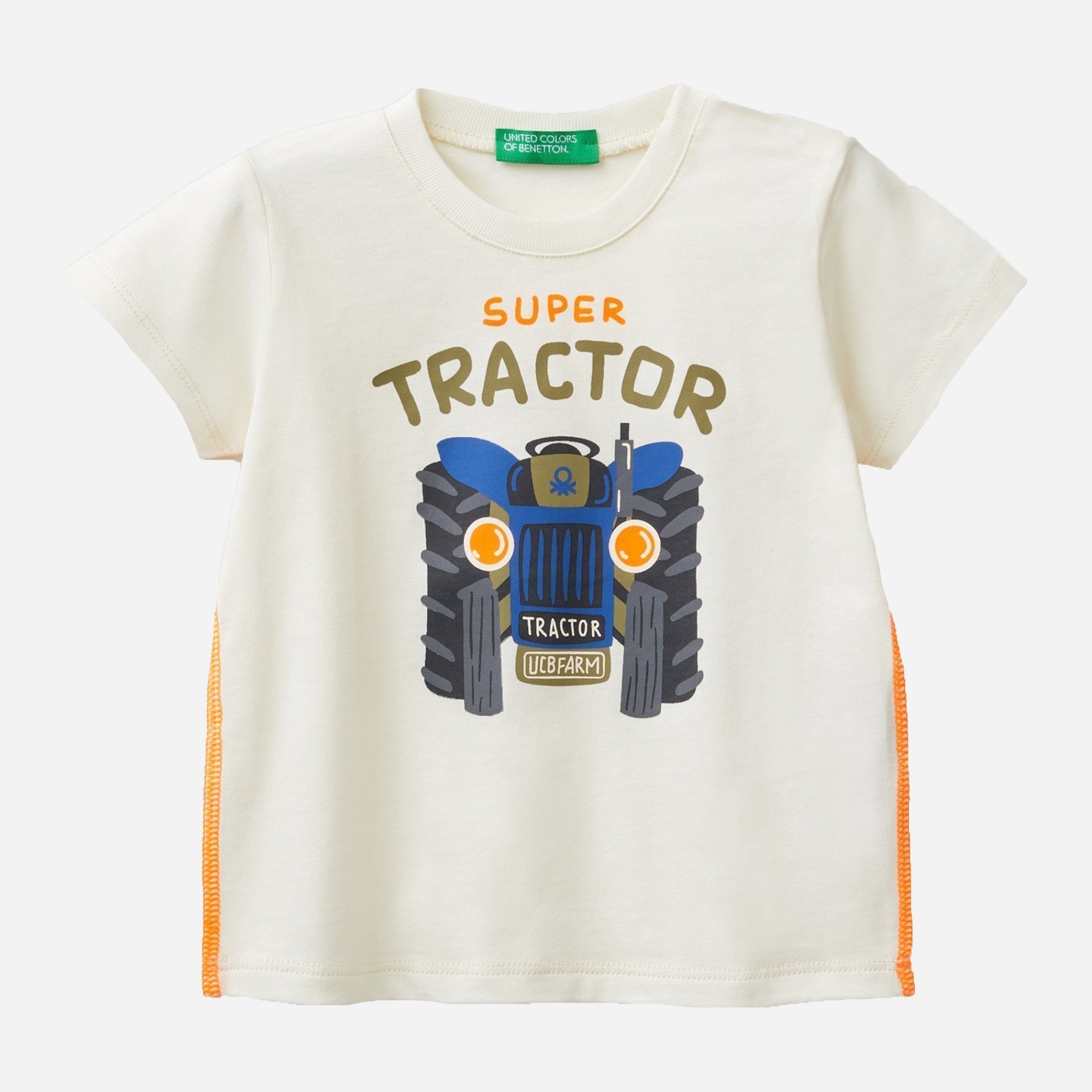 

Футболка United Colors of Benetton 3096G100T.P-036 82 см Молочная