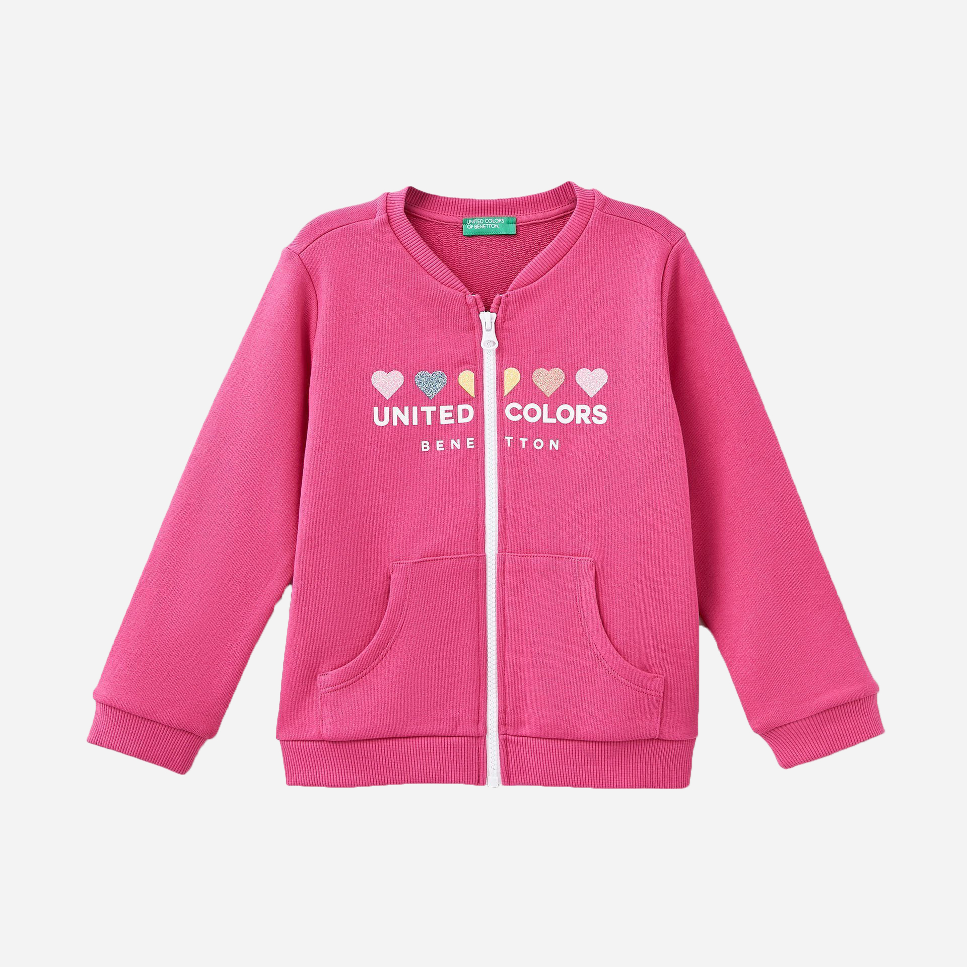 

Толстовка United Colors of Benetton 3J70C5920.P-3L5 100 см Розовая