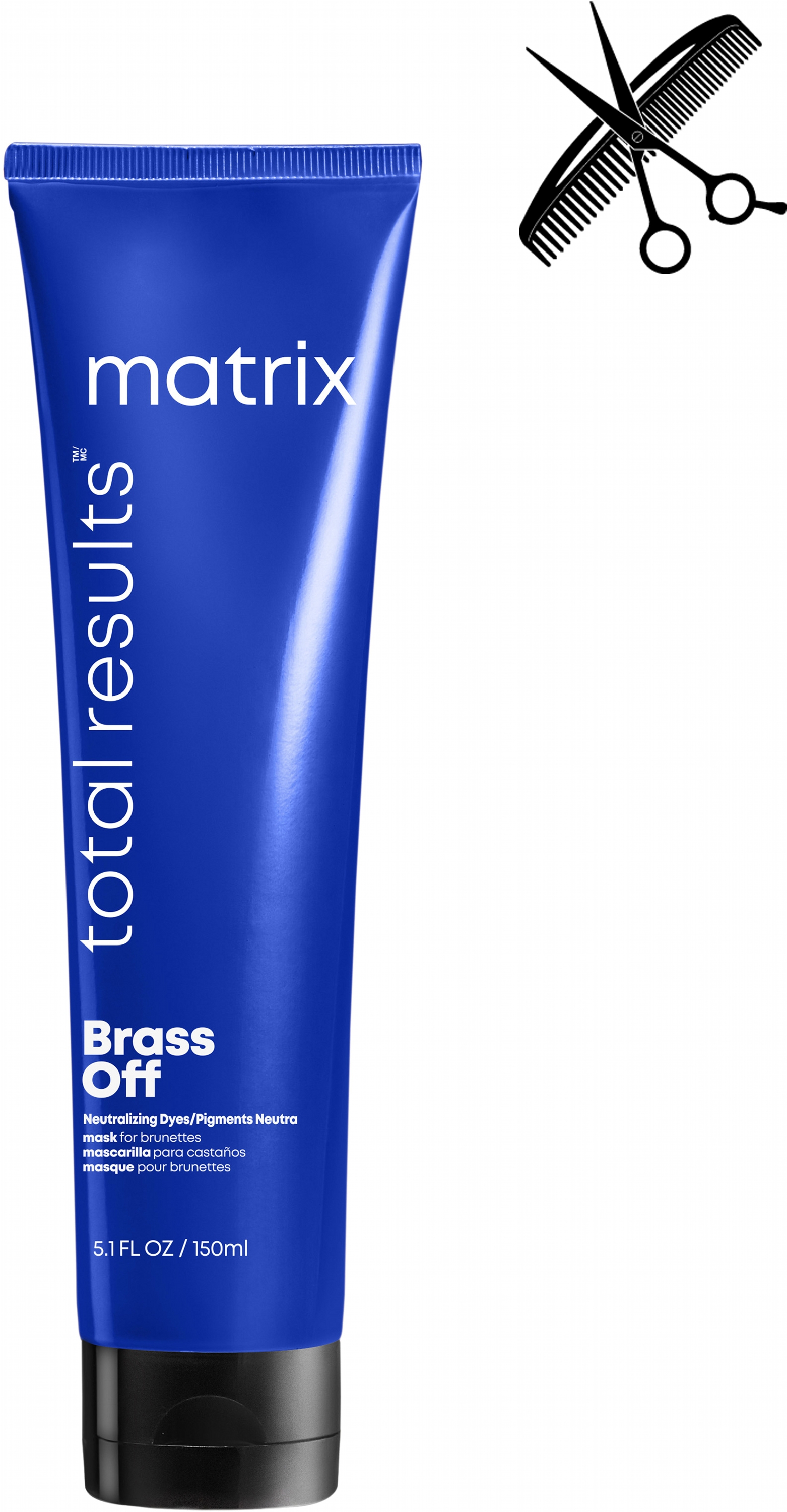 Акція на Профессиональное средство Matrix Total Results Brass Off для разглаживания и защиты волос оттенков блонд 150 мл (884486320193) від Rozetka UA