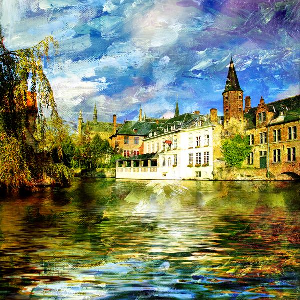 

Картина Арт-Холст Город №0135 (110x80см)