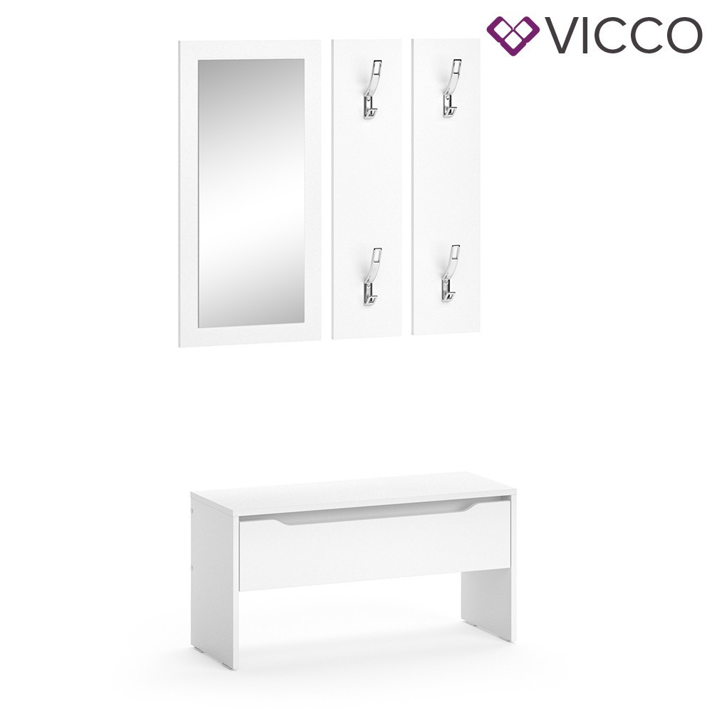 

Набор мебели для прихожей Vicco Ruben, белый