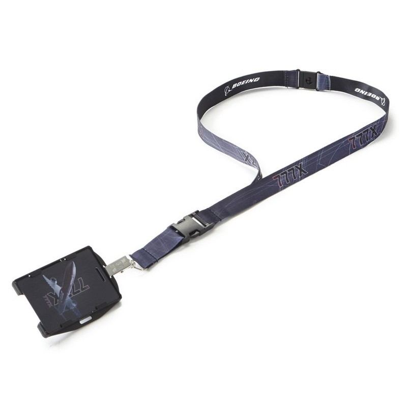 

Лента для бейджа Boeing 777X X-Ray Graphic Lanyard Серая