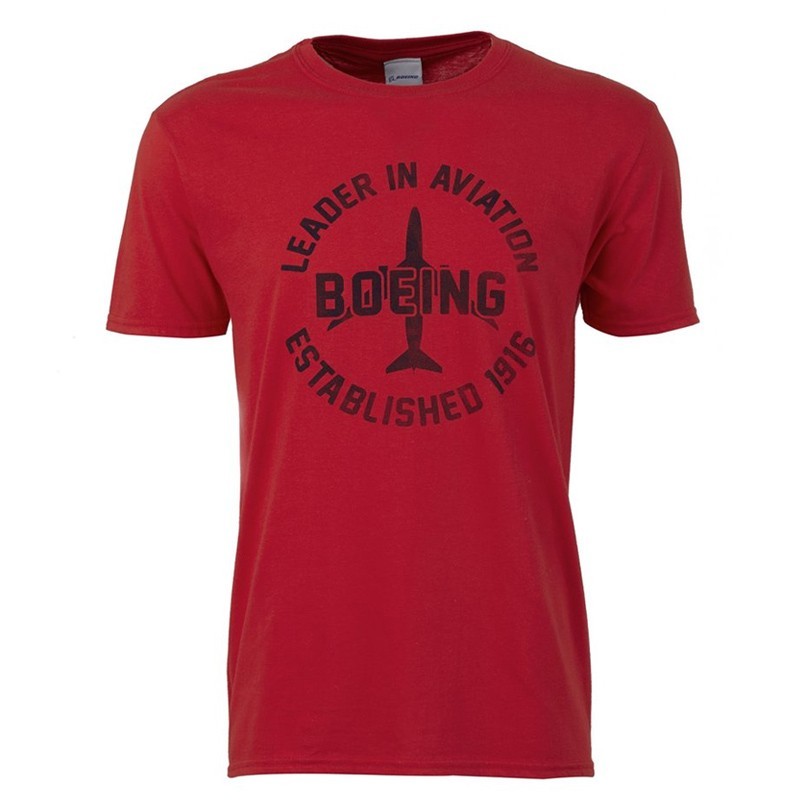 

Футболка Boeing Leader in Aviation T-Shirt  красная, Футболка Boeing Leader in Aviation T-Shirt M красная
