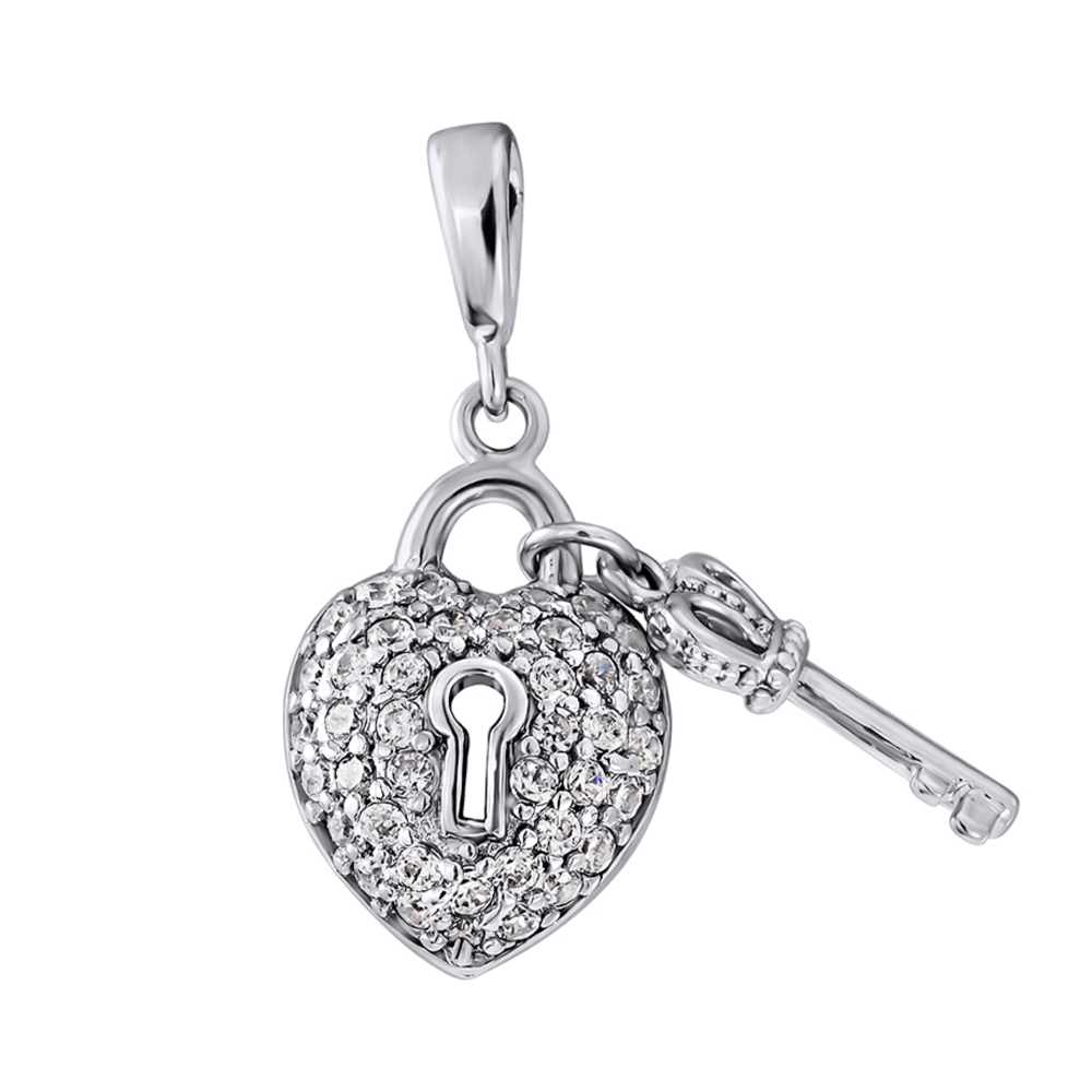 

Серебряный подвес с фианитами 000025297
