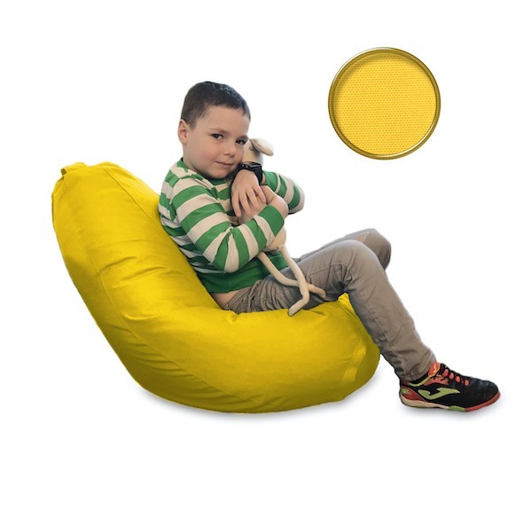 

Кресло-мешок SoftStyle Груша S Желтый (bbs111+)