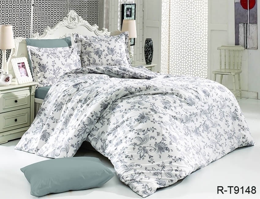 

Комплект постельного белья ранфорс Tag Tekstil R-T9148 Евро