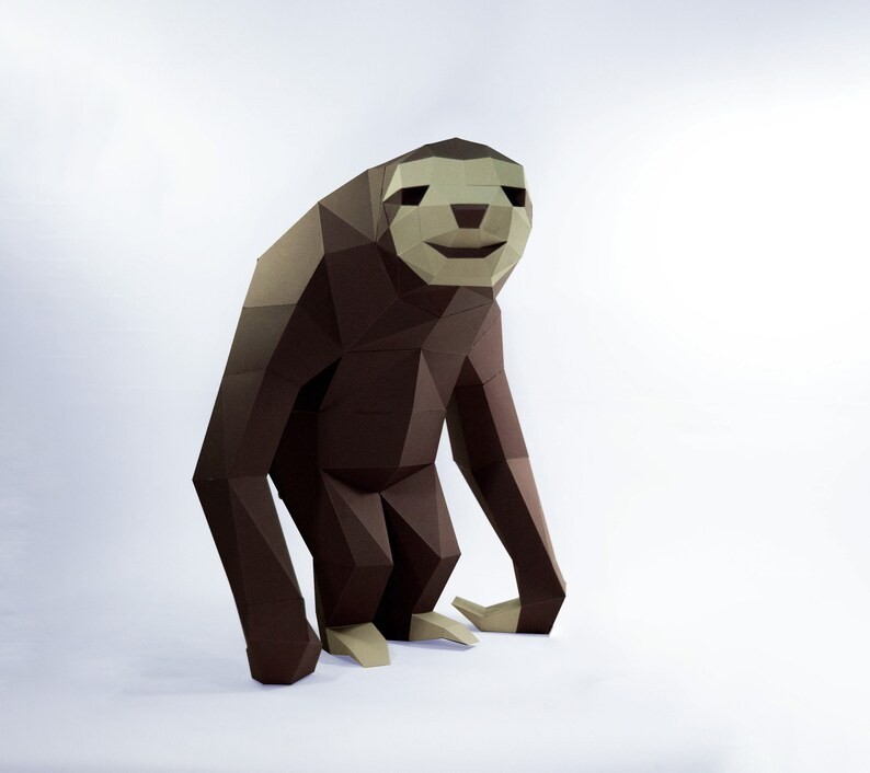 

Ленивец Наборы для создания 3д фигур Оригами Papercraft