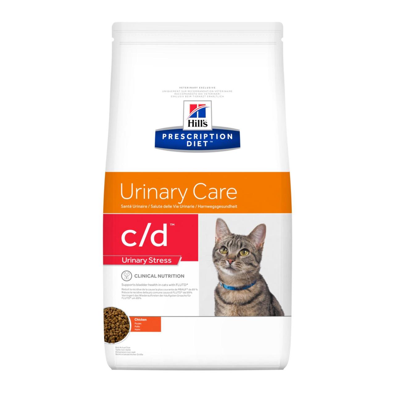 

Сухой корм Hills Feline C/D Urinary Stress Chicken 4 кг (2843)