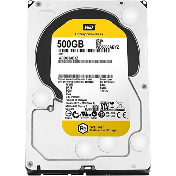 

HDD SATA 500GB WD RE2 7200rpm 16MB (WD5001ABYS) Refurbished