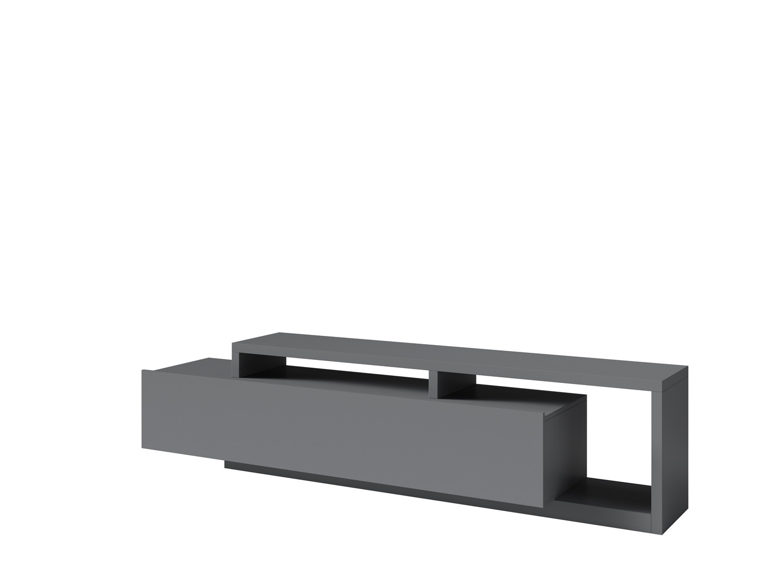 

Тумба ТВ Helvetia Bota антрацит 219х52х45 см 24IJFG40
