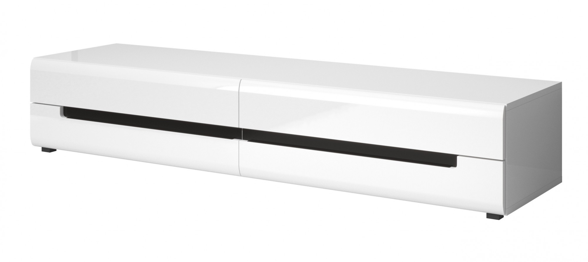 

Тумба ТВ Helvetia Hektor белый / белый глянец 180x34x50 см 2497AJ40