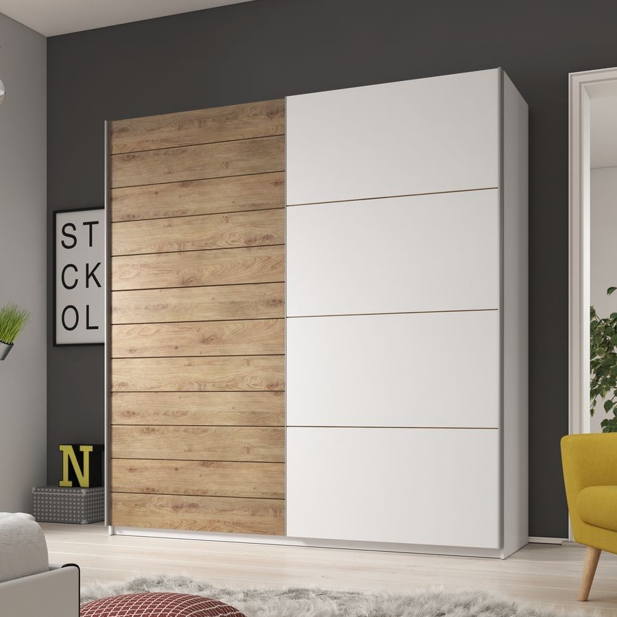 

Шкаф-купе Helvetia Galaxy белый / дуб Бьюфорт 270х210х61 см 2493EA19