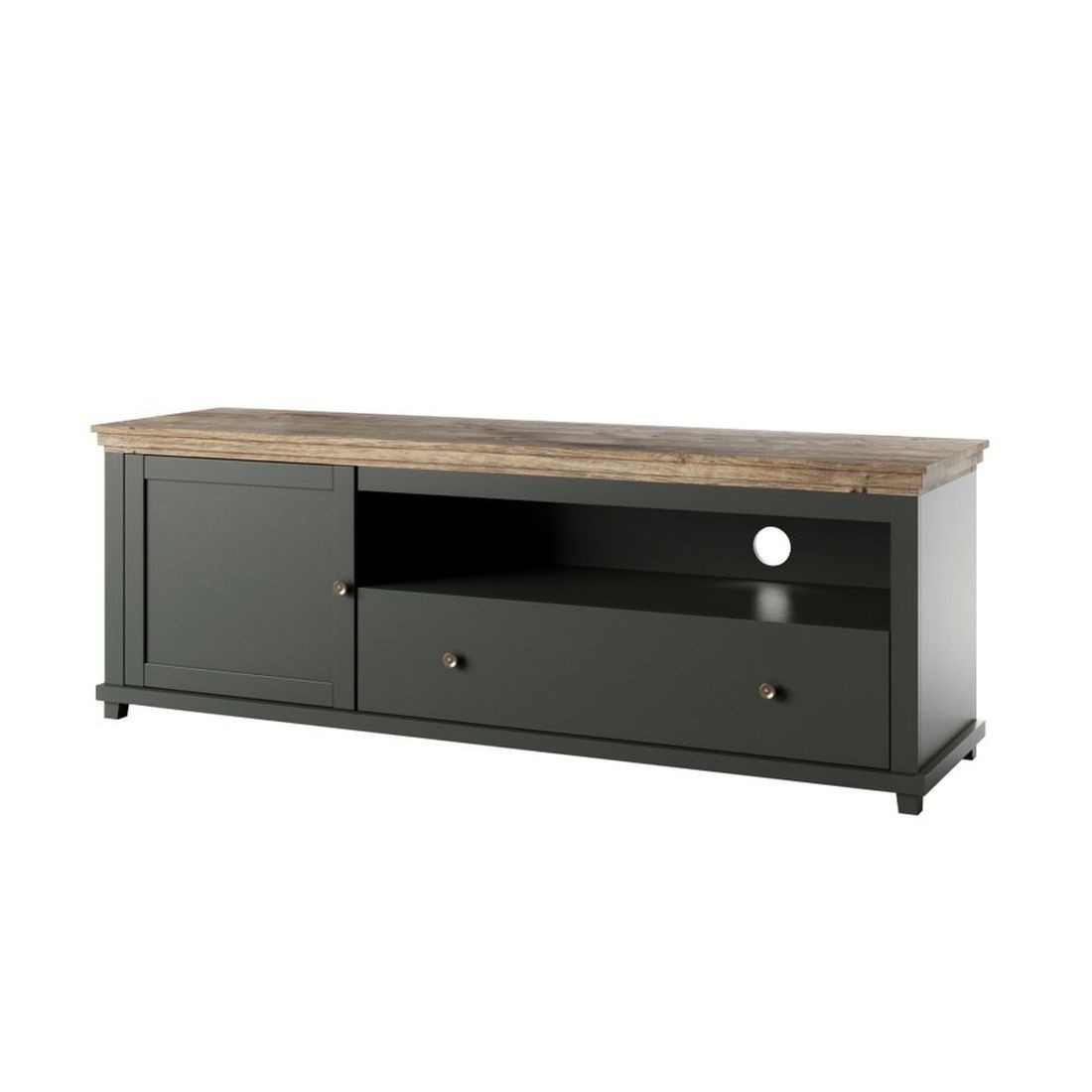 

Тумба ТВ Helvetia Evora зеленый / дуб лефкас 181x61x49 см 24ZRJU40