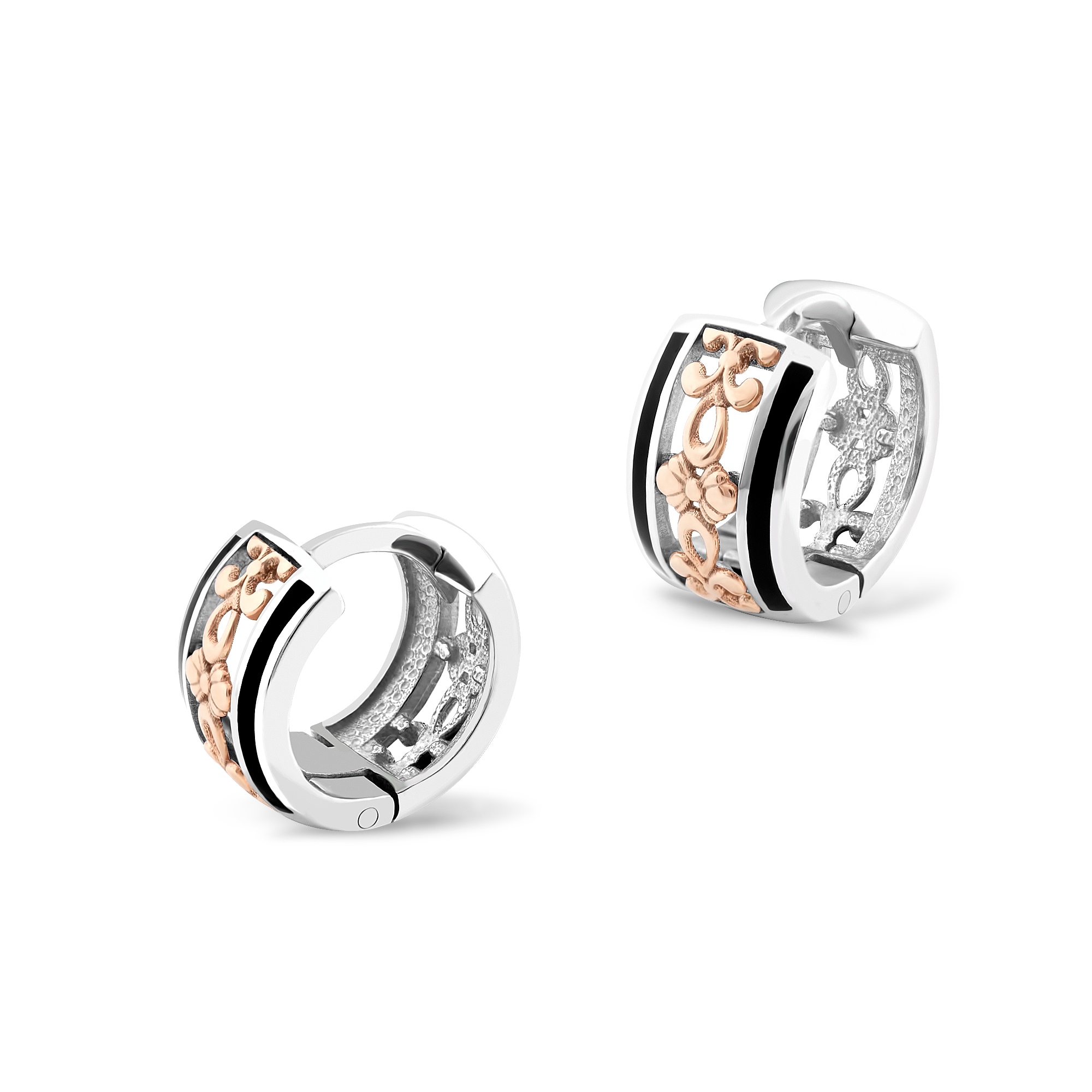 

Серьги с черной эмалью 299 4.87