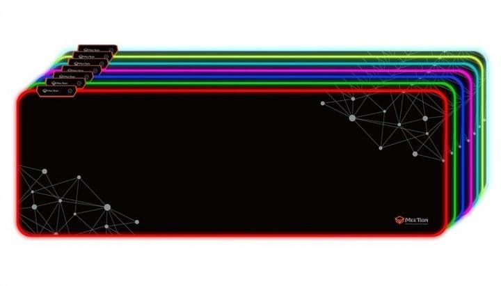 

Игровая поверхность Meetion Large Contour Light подсветка RGB