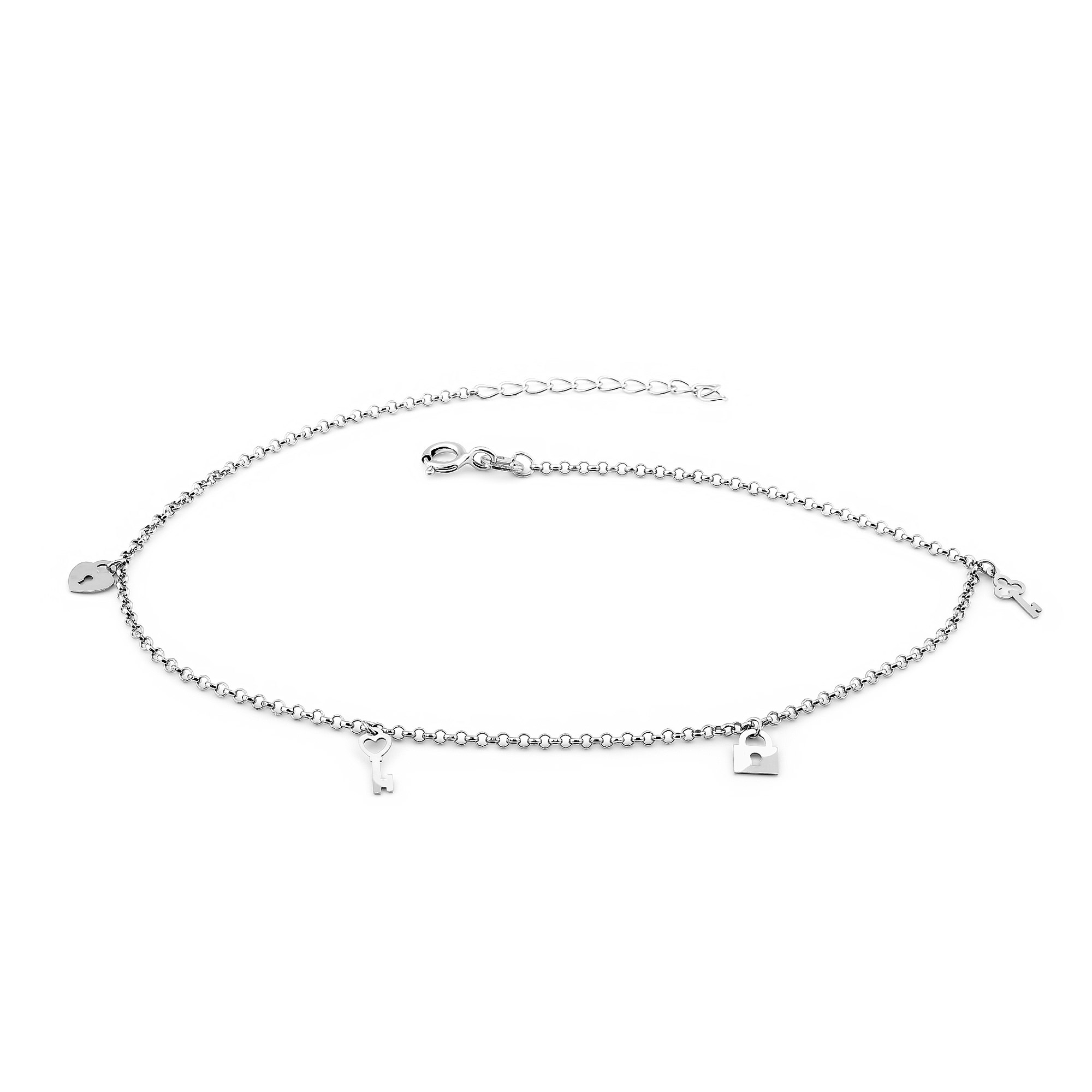

Серебряный браслет ногу 1080 Без размера