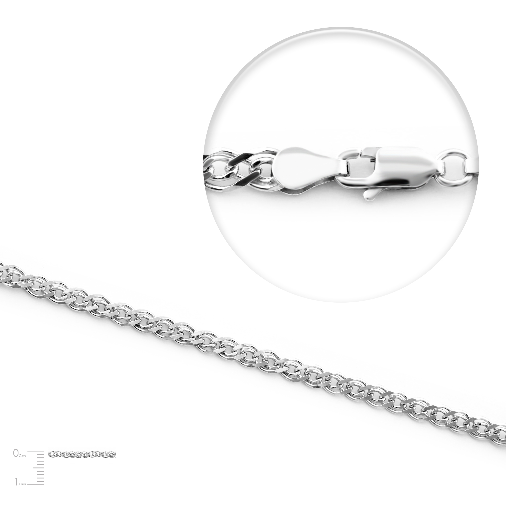 

Серебряная цепь NONNA 40 Rod 45