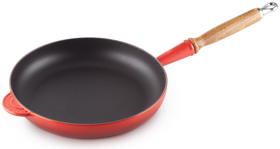 

Сковорода Le Creuset Cerise 26 см чугунная красная деревянная ручка
