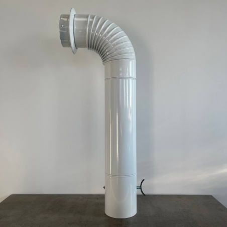 

Комплект для подключения печи фарфоро-эмалированный Ø130 белый