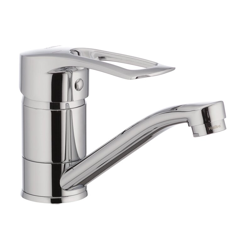 

Кран для раковины одновентильный HAIBA хром GERMES 555 (излив 15 см) латунь HB0143