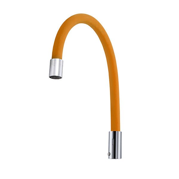 

Излив для смесителя MIXXUS оранжевый гибкий для кухни 3/4'' силикон код MI0561