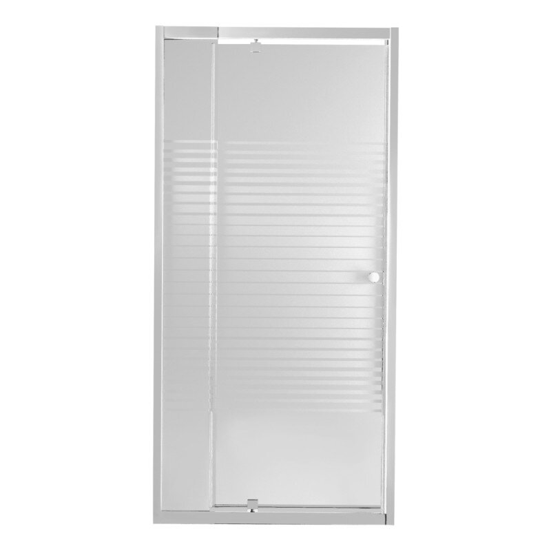 

Перегородка стеклянная в душевую нишу распашная Q-TAP Pisces 79см x 185см матовое стекло 5мм профиль белый PISWHI2089CP5