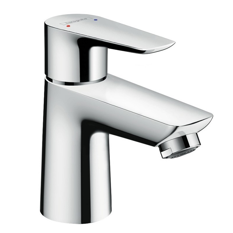 

Кран для умывальника однорычажный HANSGROHE TALIS E хром латунь с донным клапаном 71700000