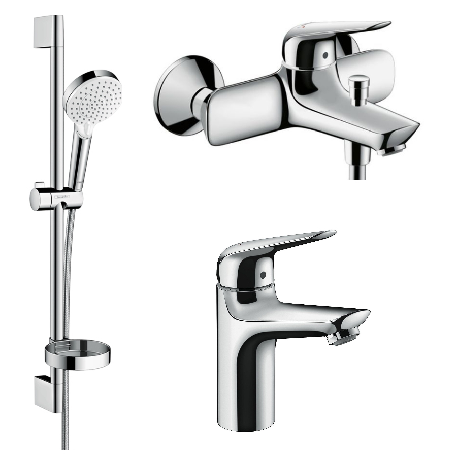 

Комплект смесителей для ванной HANSGROHE NOVUS хром латунь 1152019