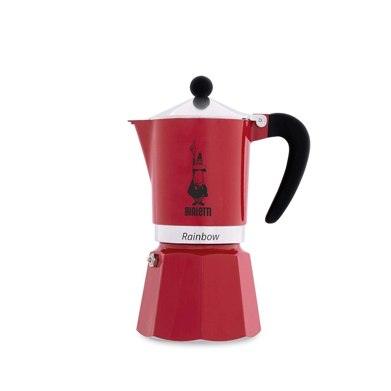 

Гейзерная кофеварка Bialetti Rainbow Red (3 чашки - 170 мл)