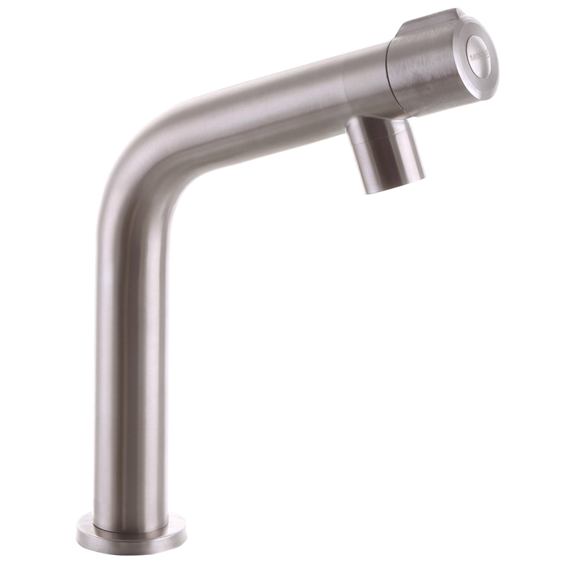 Кран на одну воду для умывальника MIXXUS сатин нержавеющая сталь MI2831 ...