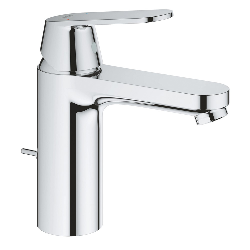 

Cмеситель для раковины одновентильный GROHE Eurosmart Cosmopolitan хром латунь с донным клапаном 23325000