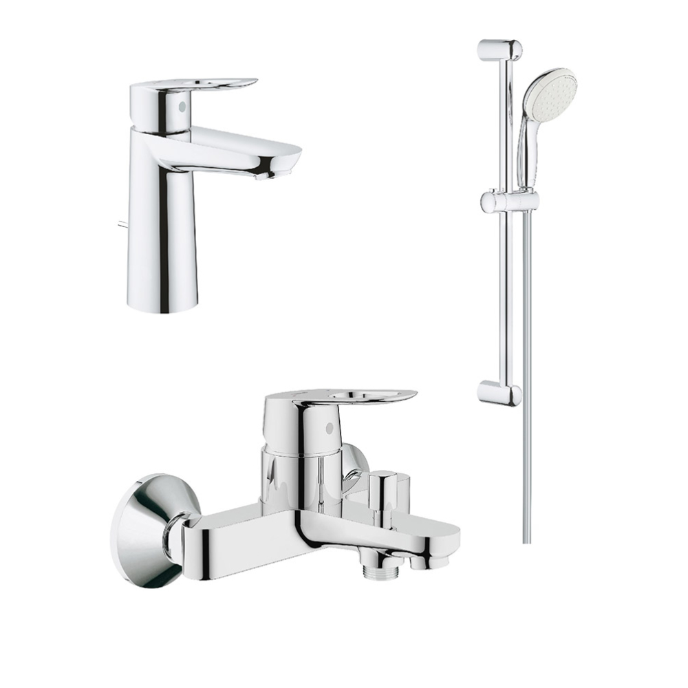 

Набор смесителей для ванной GROHE BauLoop M-Size хром латунь 123215M