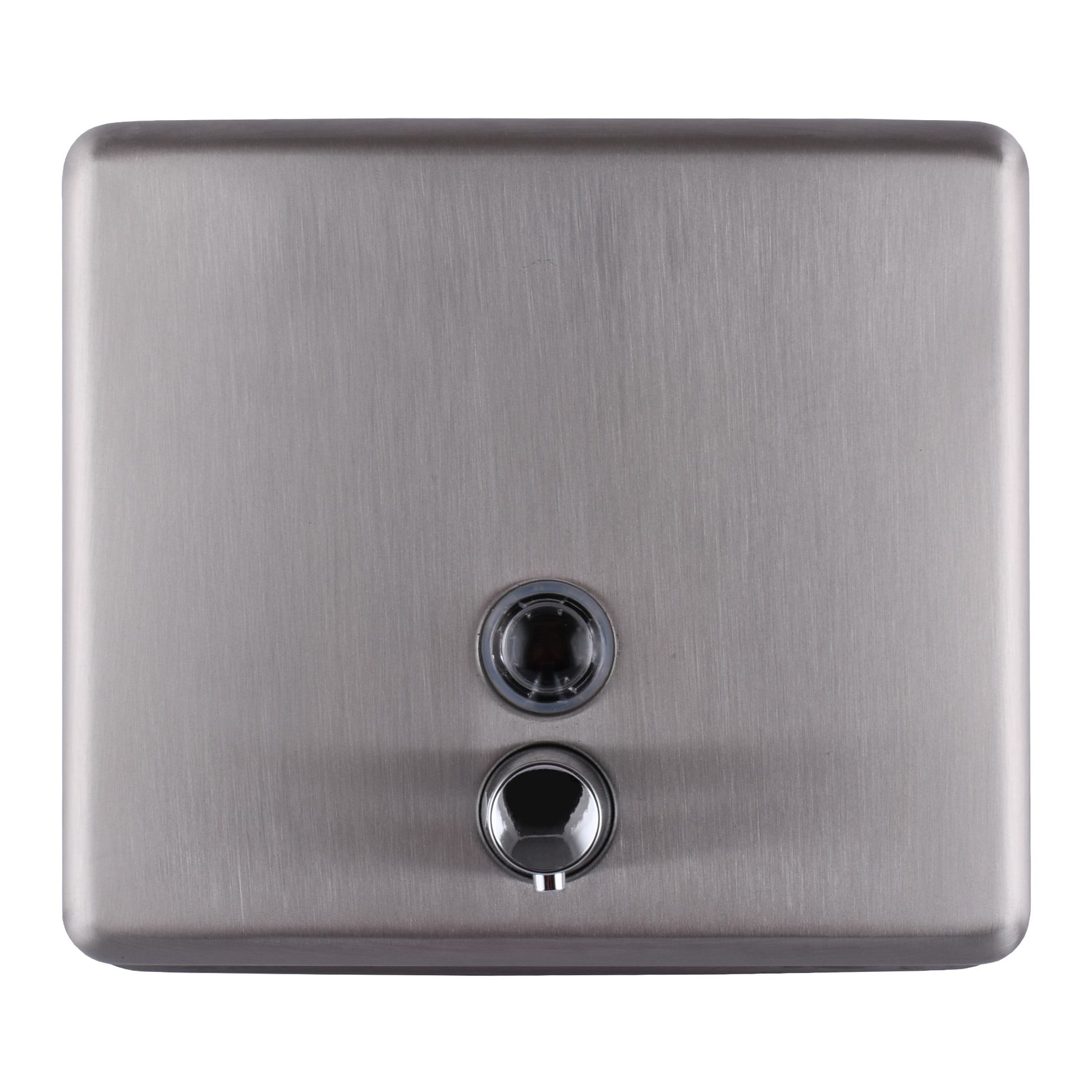 

Дозатор нажимной для моющего средства на стену в ванную HOTEC 13.115 Stainless Steel сатин одинарный нержавеющая сталь 1200мл 000020520