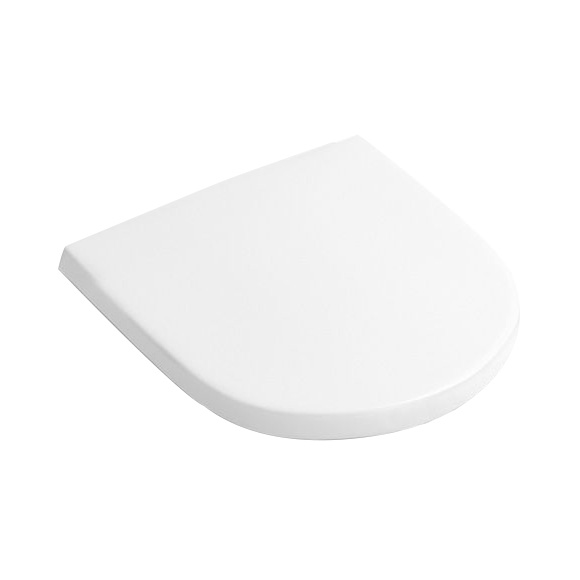 

Крышка для унитаза с микролифтом 429мм x 368мм VILLEROY&BOCH O.NOVO дюропласт белый быстросъемное 180мм между креплениями 9M38S101