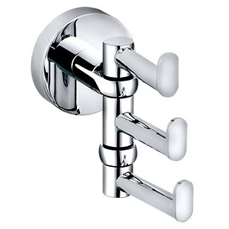 

Крючок в ванную настенный тройной PERFECT SANITARY APPLIANCES SP 8143A хром металл 000021577