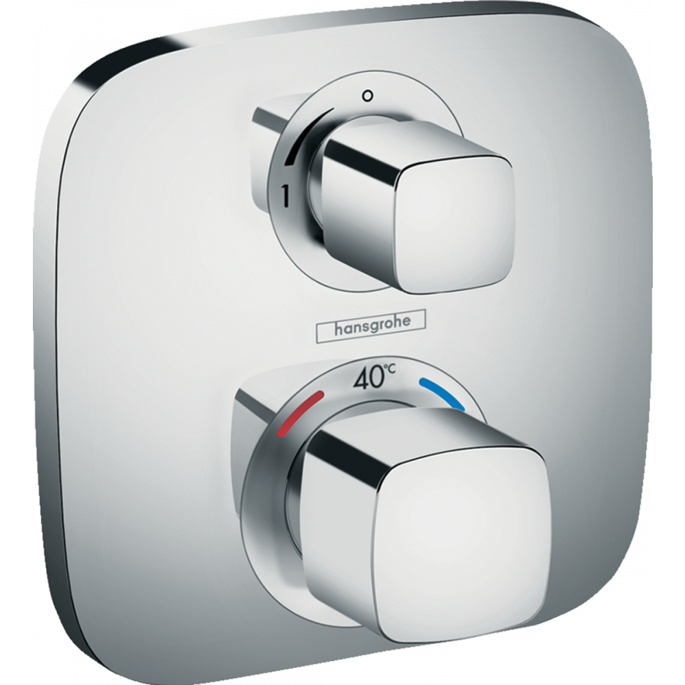 

Внешняя часть смесителя без скрытой части HANSGROHE Ecostat E хром латунь 155x155мм 15707000