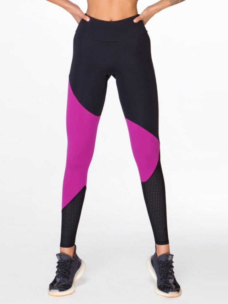 

Спортивные леггинсы Designed for Fitness 206903301  Черные с фиолетовым, Спортивные леггинсы Designed for Fitness 206903301 S Черные с фиолетовым