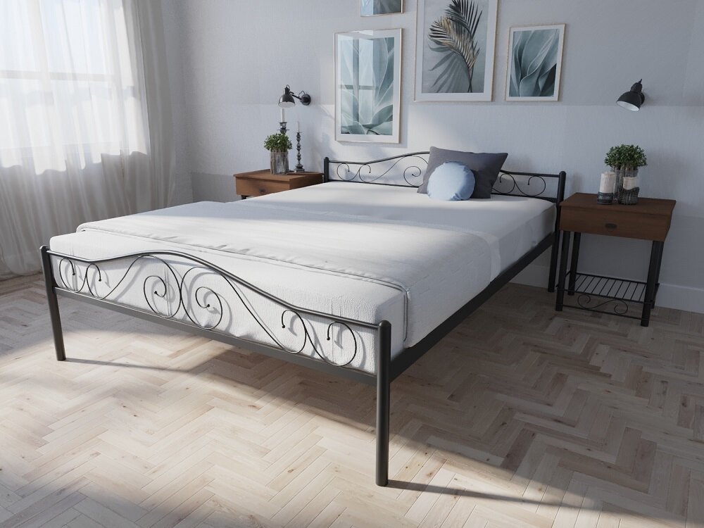 

Кровать Элис Люкс MELBI Черный 140 х 200 см
