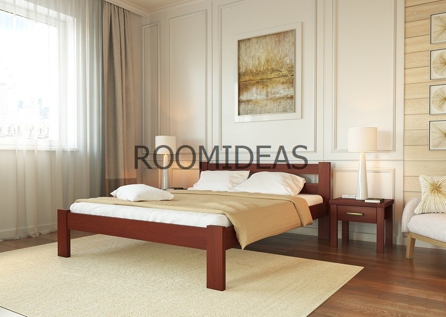 

Кровать Соня Массив Бук ЛЕВ Яблоня 160х190 см