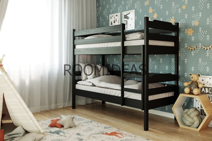 

Кровать Милена 2 Массив Бук ЛЕВ Венге 90х200 см