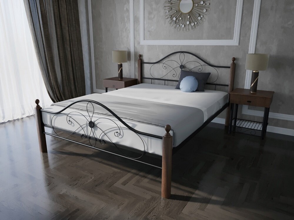 

Кровать Фелиция Вуд MELBI Черный 180 х 200 см