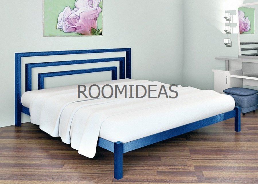 

Кровать Брио 1 Метакам Голубой металлик 120 х 190 см