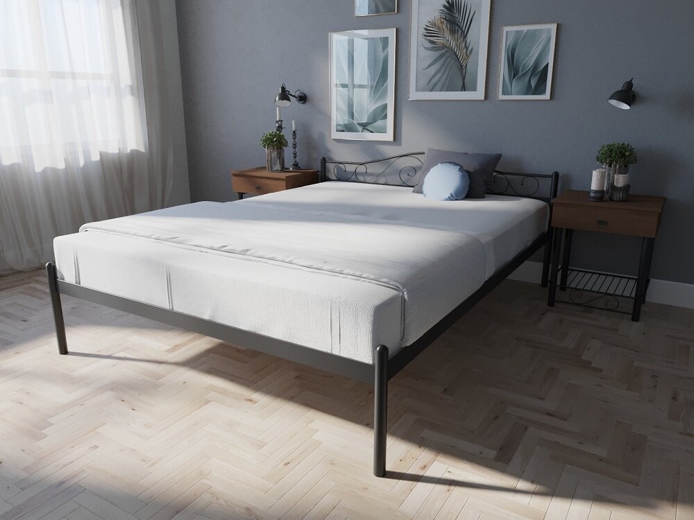 

Кровать Элис MELBI Черный 160 х 190 см
