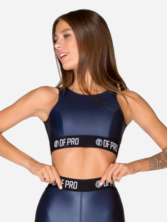 

Спортивный топ Designed for Fitness 302610630  Черный с синим, Спортивный топ Designed for Fitness 302610630 S Черный с синим