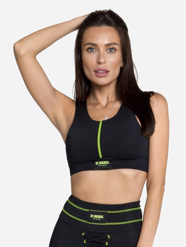 

Спортивный топ Designed for Fitness 304610104  Черный с лимонным и хаки, Спортивный топ Designed for Fitness 304610104 L Черный с лимонным и хаки